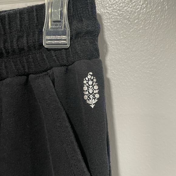 Free People Movement Sunny Skinny Sweatpants Medium Black Joggers Activewear - Picture 4 of 6